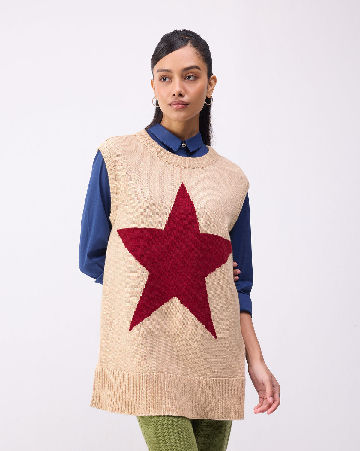 Ronnie Round Neck Sweater - Oatmeal