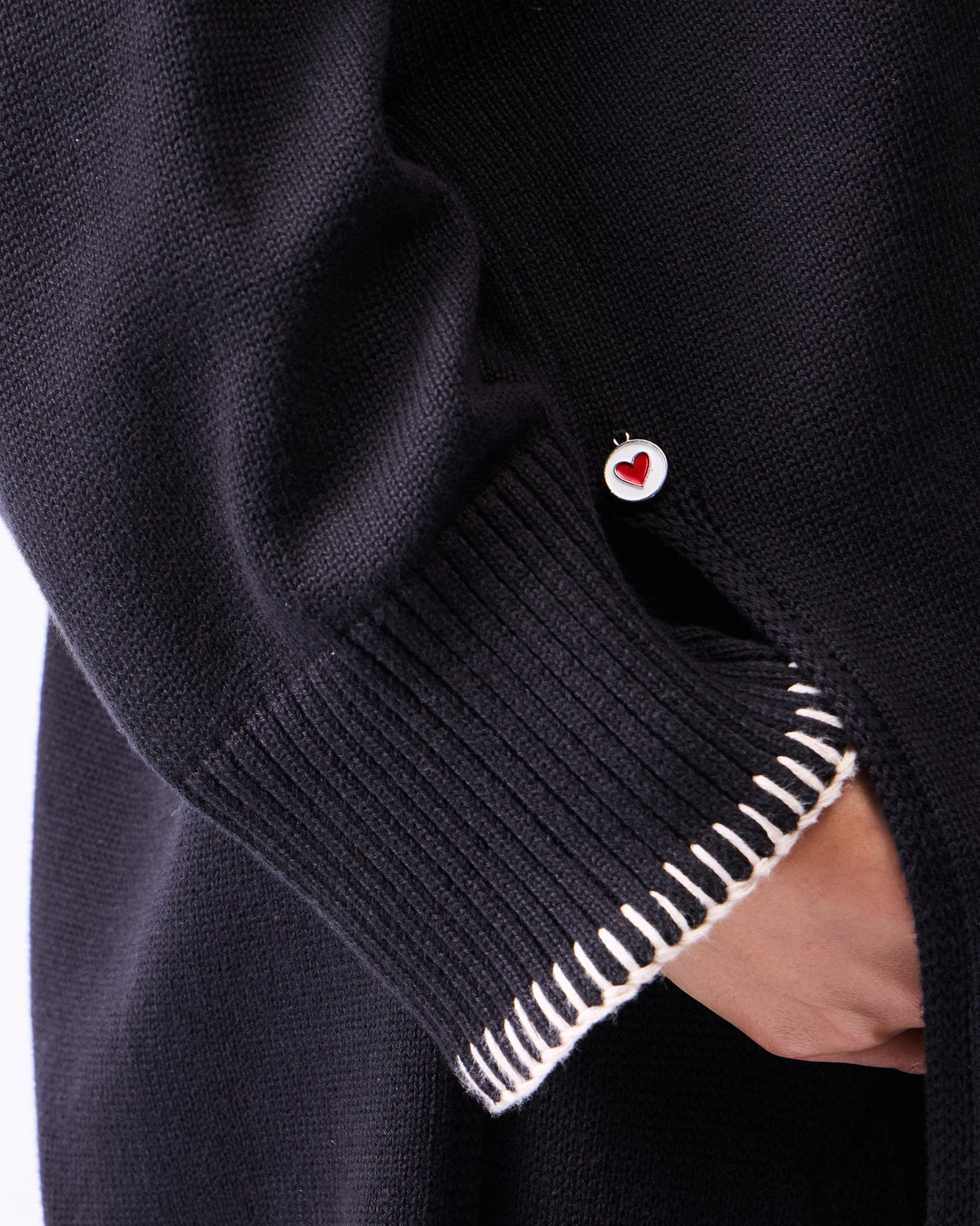 Raven Turtle Neck Sweater - Black thumbnail 5