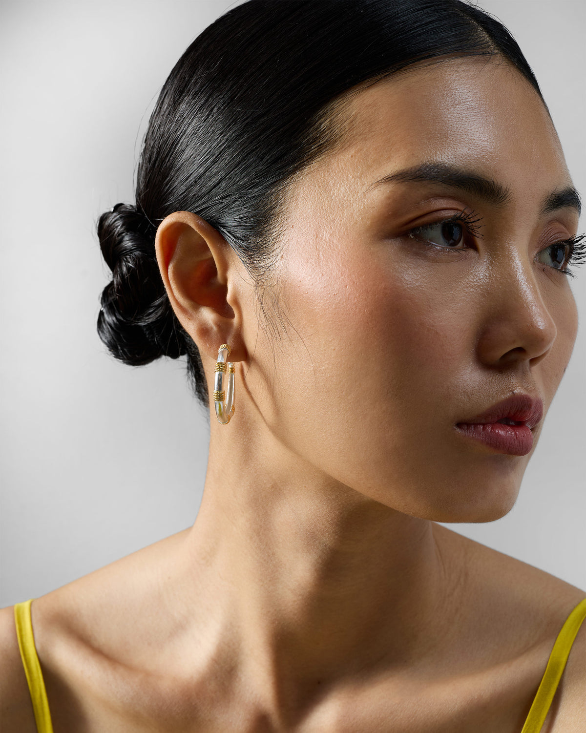 Dhoop Chaon Hoops Small - Silver & Gold