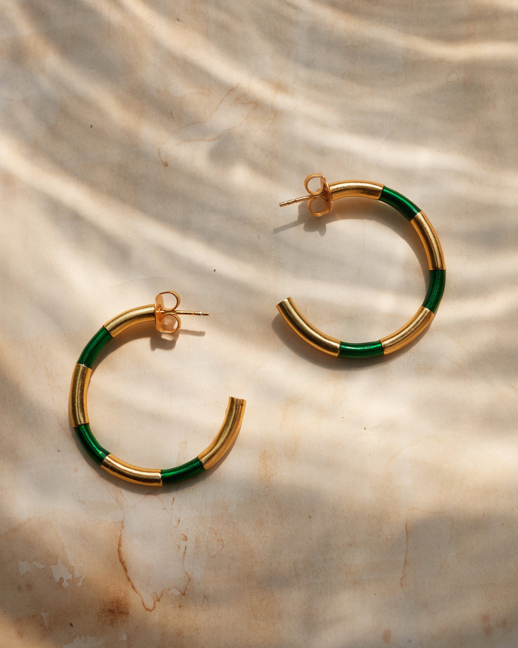 Candy Balis Small - Gold & Green