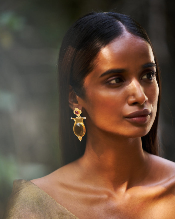 Eden Drop Earrings - Gold
