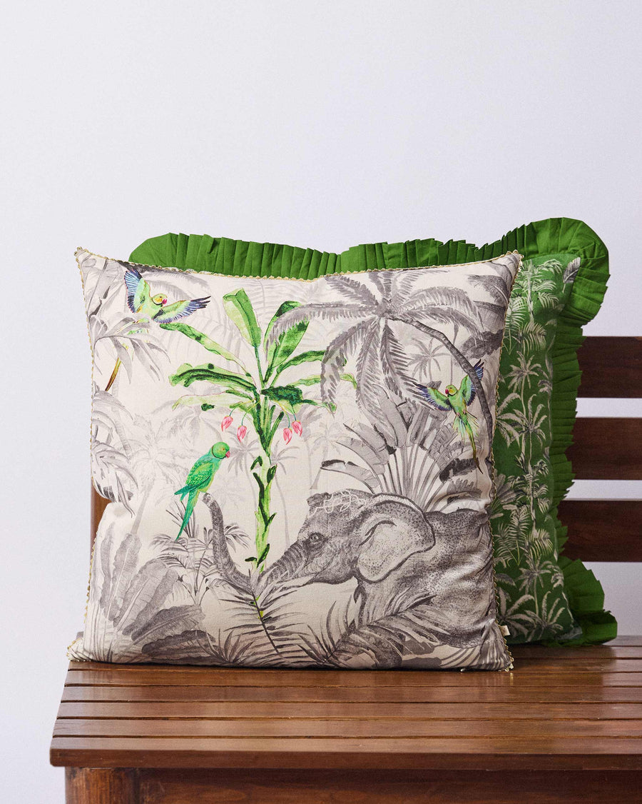 The Ceylon Ele Cushion Cover.