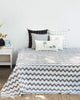 Colombo Wave Bedsheet King with Pillow Case Set
