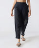 The Curved Hem Top set - Black & White Embroidery