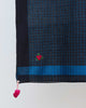 Checked Scarf - Blue