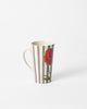 Striped Poppy Tall Mug