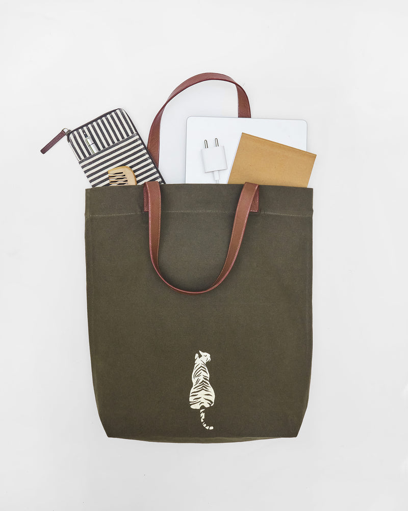 Mukayu City Tote - Olive