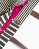 Berber Stripe Tote - Charcoal Stripes