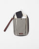 Gadget Pouch - Charcoal Stripes