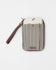 Gadget Pouch - Charcoal Stripes
