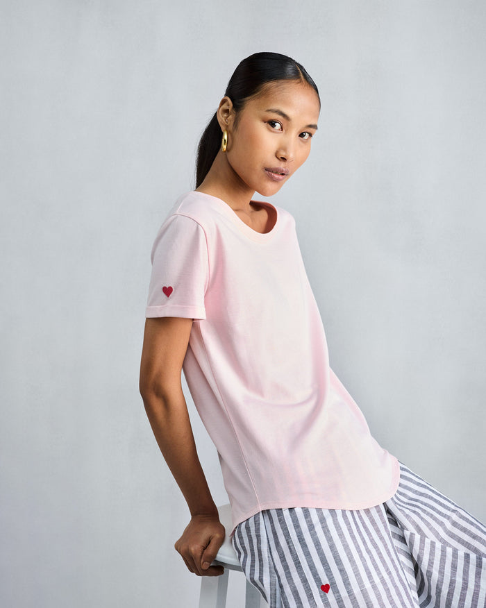Basic T-Shirt - Blush Pink