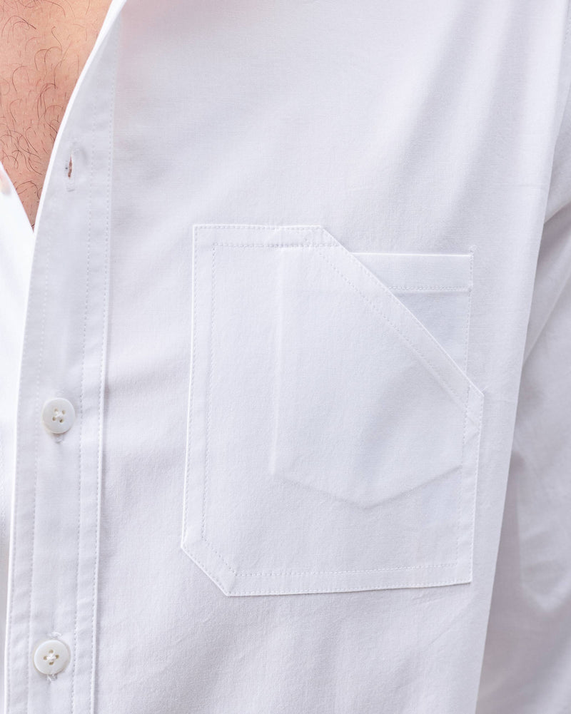 Kayobi Shirt Set (White & Black & Olive)