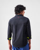 Kayobi Shirt Set (White & Black & Olive)