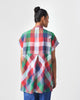 Kyoto Back Pleat Top - Multicolor Checks