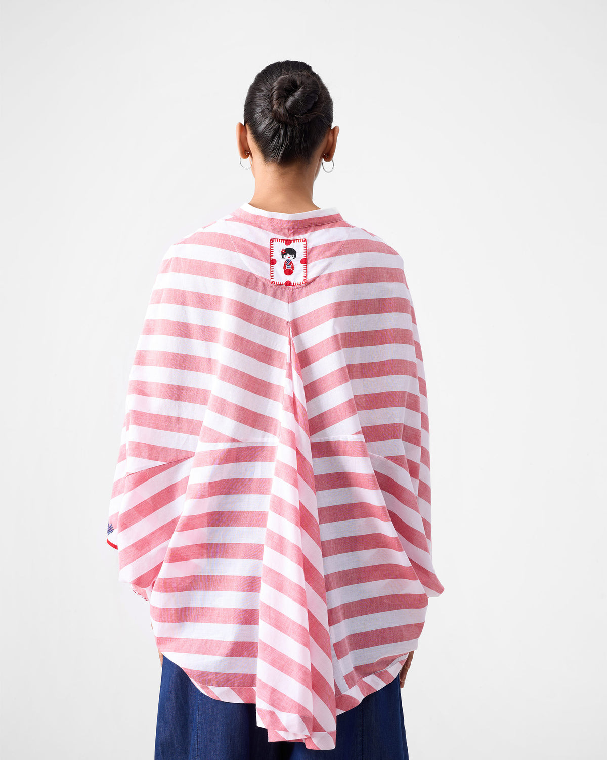 Yuma Top - Red & White Stripes
