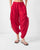 Drawstring Pants - Red