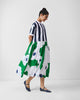 Emi Dress - Green & White Print