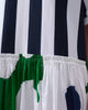 Emi Dress - Green & White Print