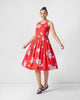 Kaito Dress - Red & White Print