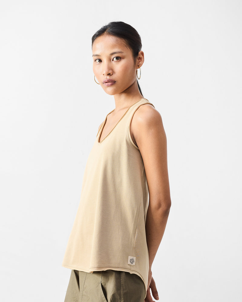 Ukiyo Racerback Top - Khaki