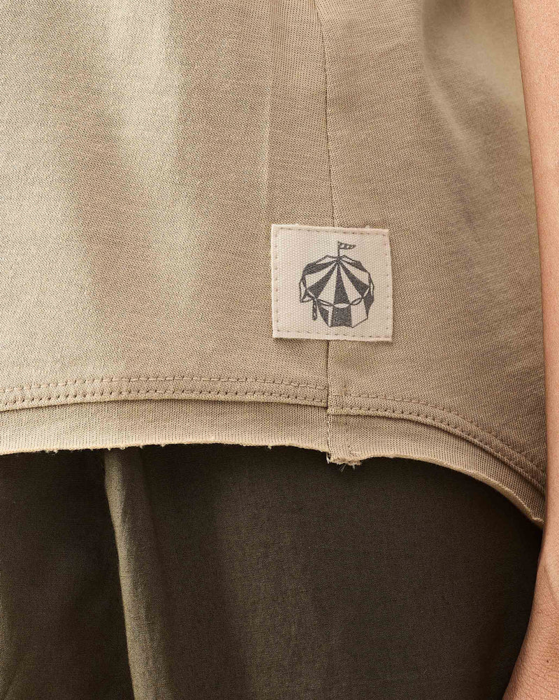 Ukiyo Racerback Top - Khaki