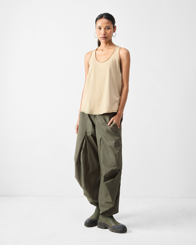 Ukiyo Racerback Top - Khaki