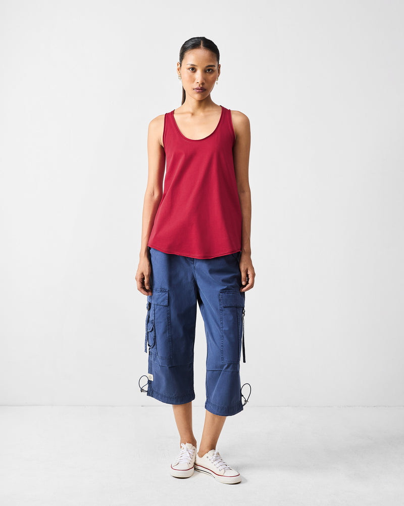 Ukiyo Racerback Top - Red