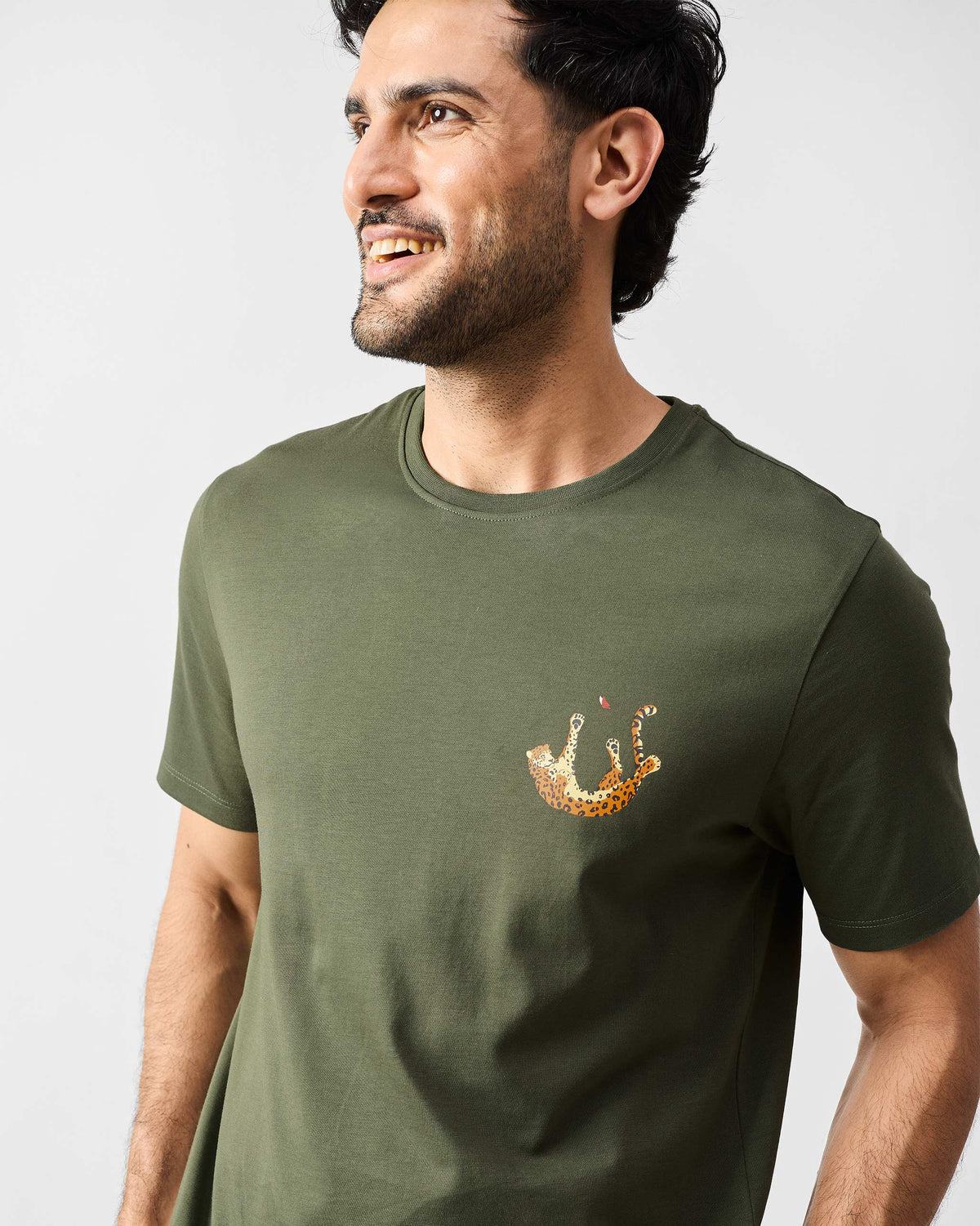 Cheetah T-Shirt - Olive