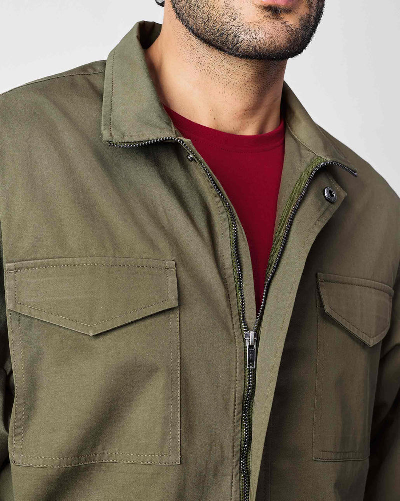 Utility Jacket - Olive
