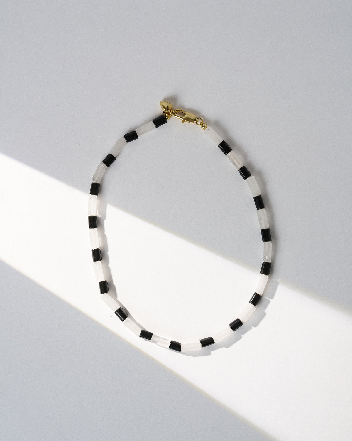 Lemur Necklace - White & Black