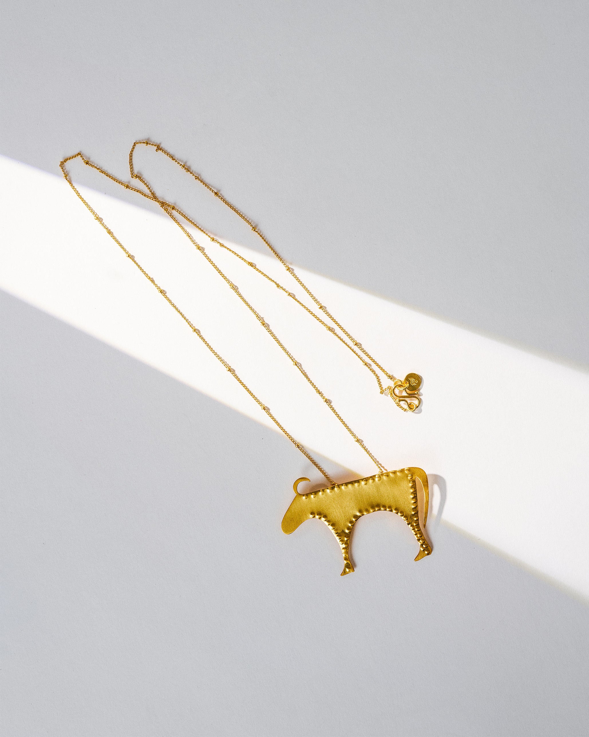 Chunky Bull Necklace - Gold