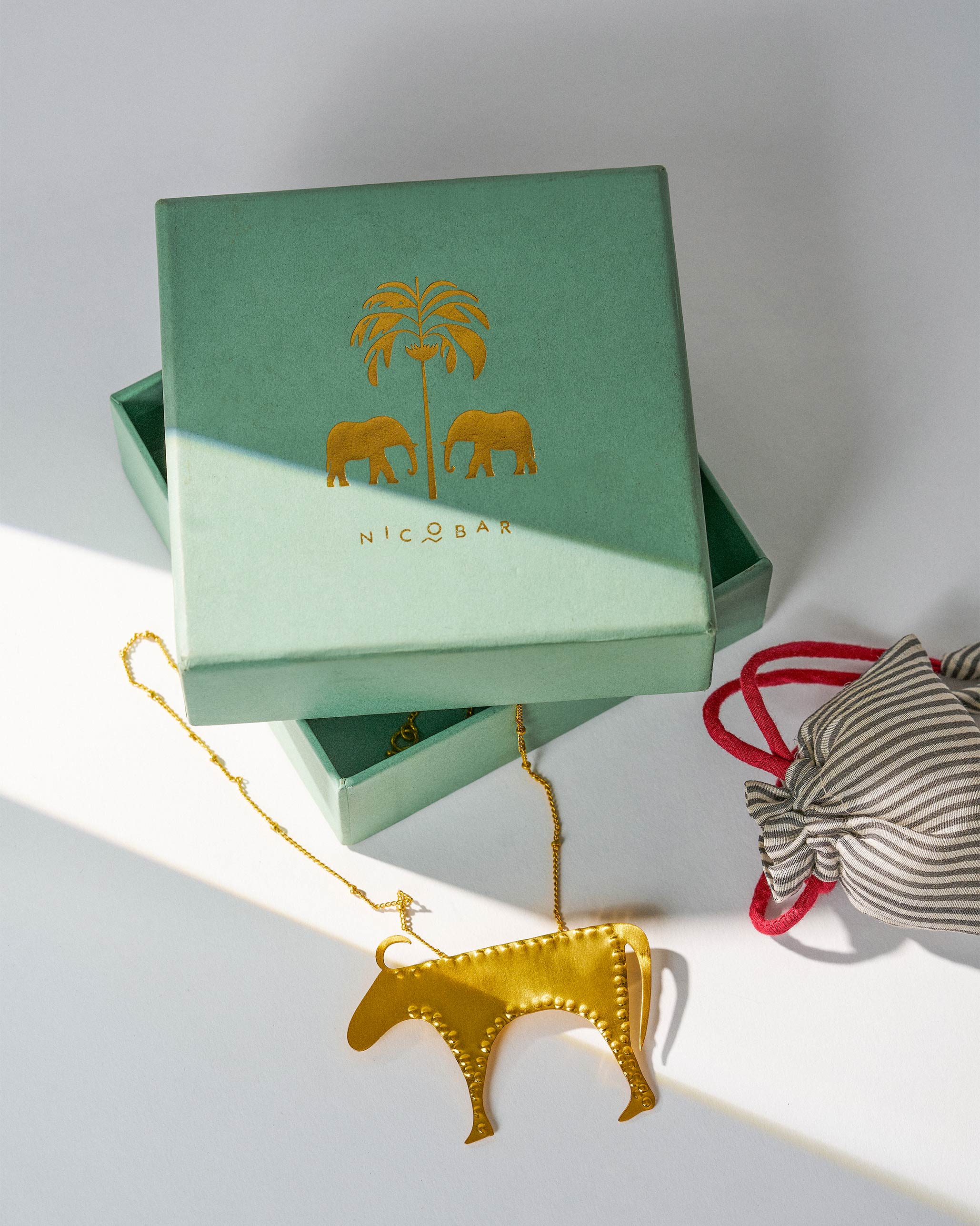 Chunky Bull Necklace - Gold