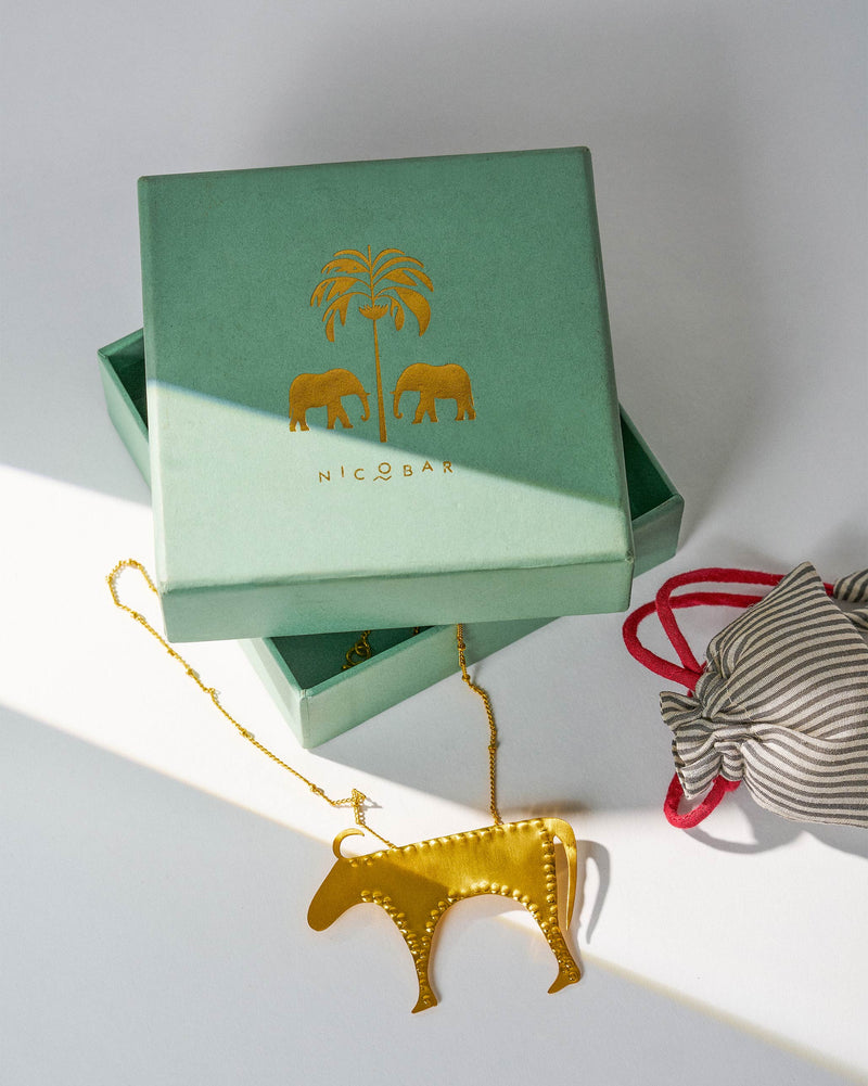 Chunky Bull Necklace - Gold