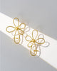 Blossom Earrings Large - Gold