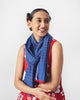 Button Up Scarf - Blue