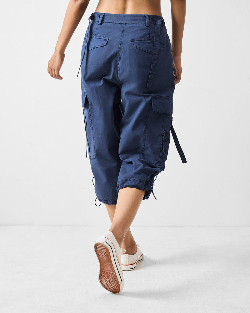 Vellore Capris - Navy