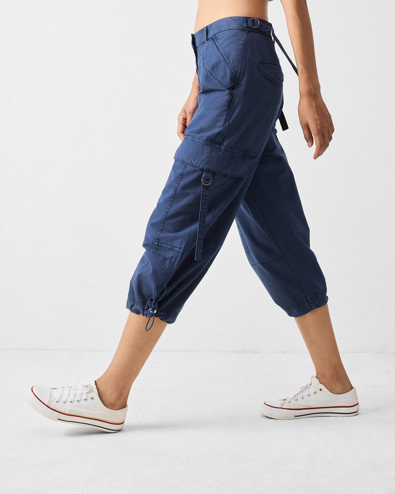 Vellore Capris - Navy