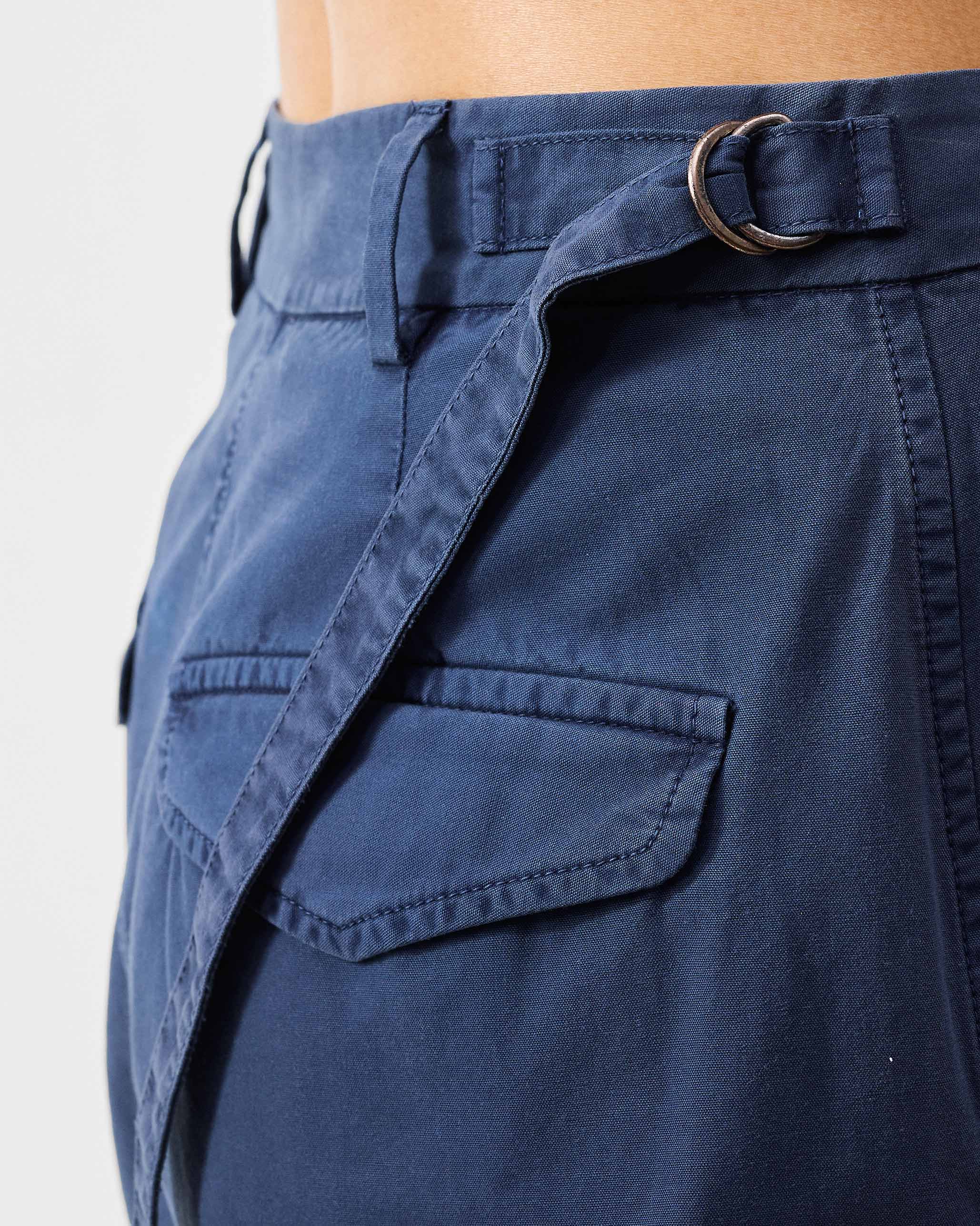 Vellore Capris - Navy