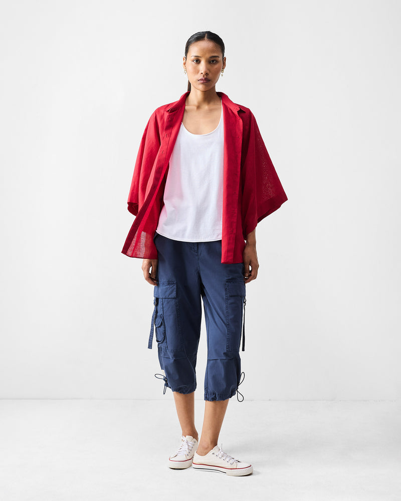 Vellore Capris - Navy