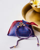 Alphabet A Rakhi - Purple