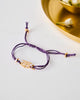 Alphabet K Rakhi - Purple