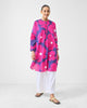 Lazy Sunday Tunic - Fuchsia & Purple Printed