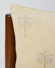 Palm Shimmer Cushion Cover - Ivory