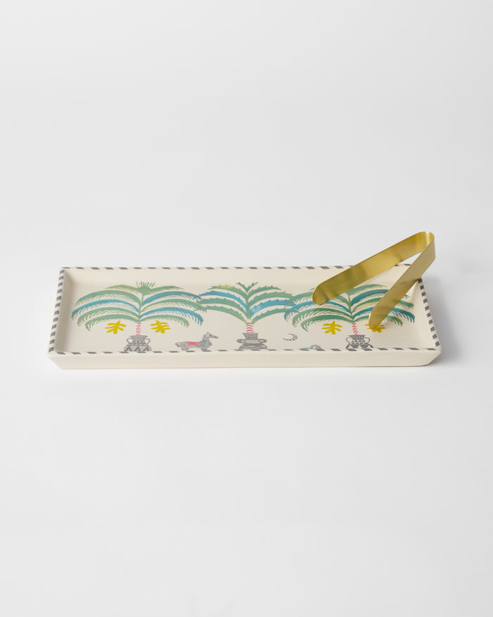 Indus Cookie Tray with Tong