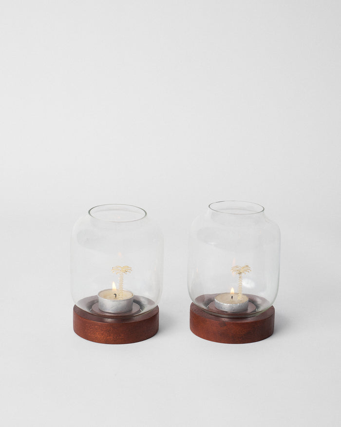 Indus Palm Votive - Set of 2