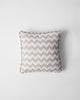 Chevron Lotus Car Cushion - White