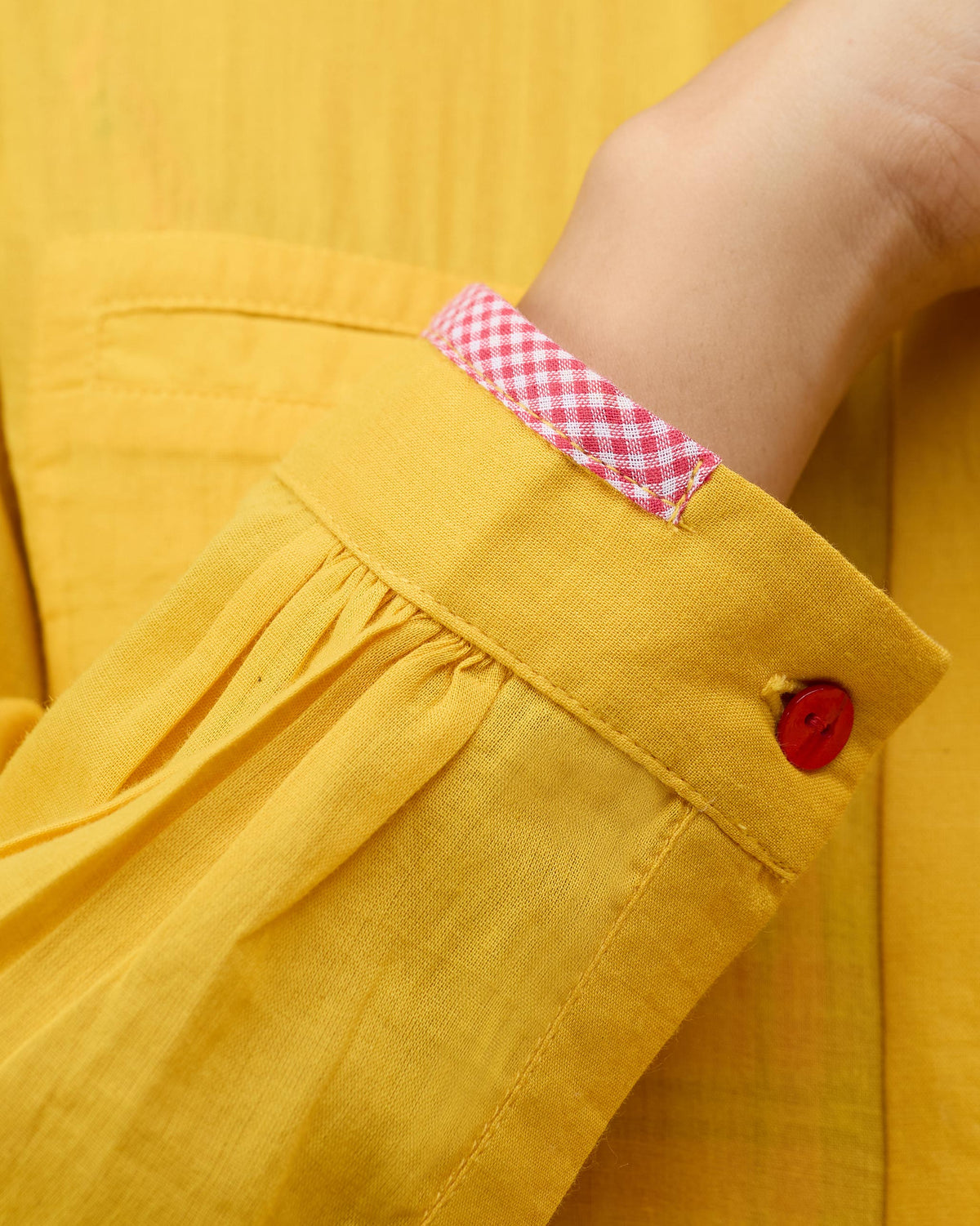 Aurora Dress with Slip - Turmeric Yellow
