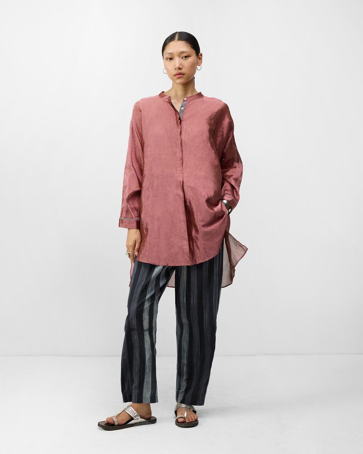 Tab Top - Pink