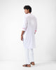 Neckband Kurta - White