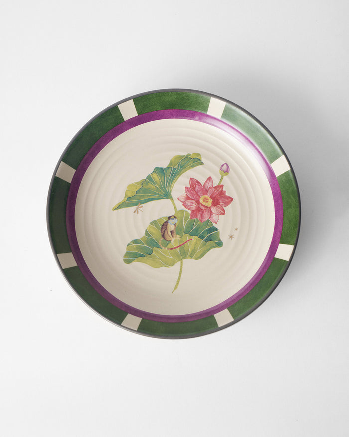 The plate from above